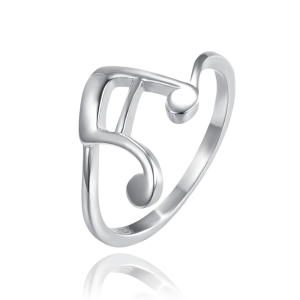 MINET Silver ring musical notes size 55 JMAS0239SR55