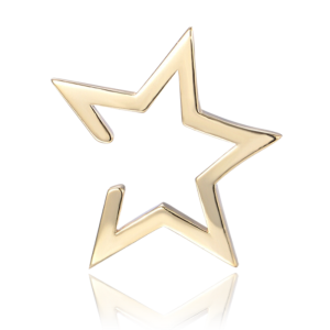 MINET Gold plated silver earring EAR CUFF STAR JMAN0474GE00