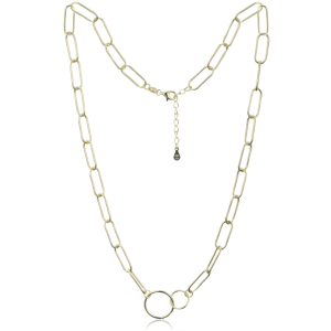 MINET Pozlacený stříbrný náhrdelník v italském stylu