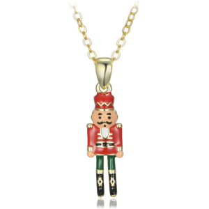 MINET Gold-plated silver necklace nutcracker JMAS8062GN45