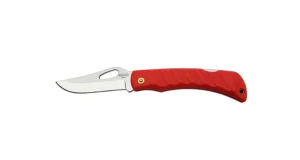 CROCODILE Folding Pocket Knife with Blade with Opening Hole 243-NH-1/B Red