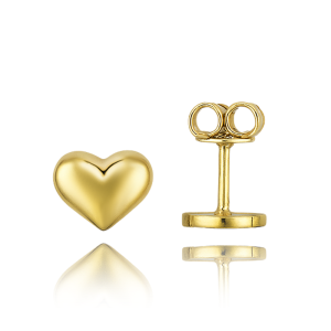 MINET Elegant gold heart earrings Au 585/1000 0.95g JMG0231WGE01