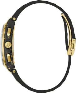 Watches Bulova 98A328 Curv Carbon Gold