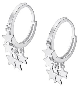 Women's Lotus Silver Trendy Earrings LP3211-4/1