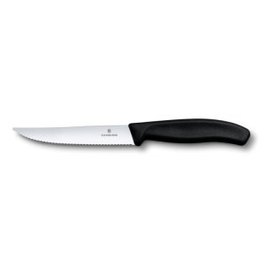 Nôž Victorinox Swiss Classic 6.7933, steak & pizza knife, 12cm, wavy, black