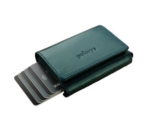 Wallet Pularys 172713105 BOSTO RFID Green