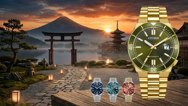 Dokonalé GADA hodinky pro letošní léto: Představujeme kolekci CITIZEN TSUYOSA Shore. background