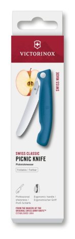Skládací svačinový nůž Victorinox Swiss Classic 6.7832.FC1 11 cm, Modrý
