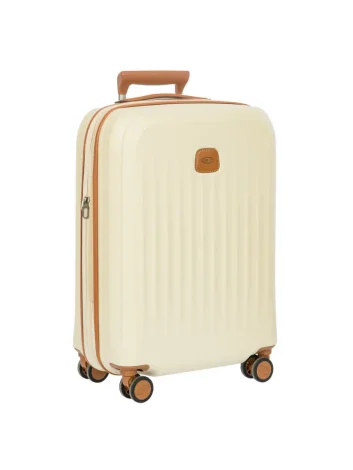 Bric’s BAH08451.014 Taormina suitcase, 55 cm, expandable, Cream