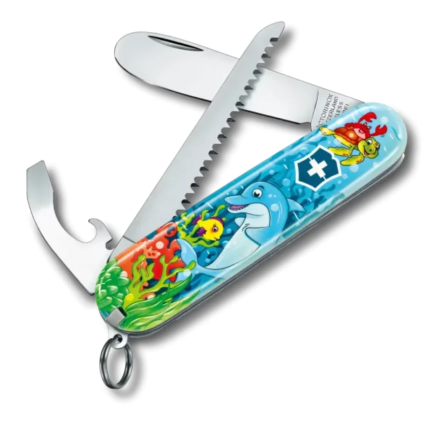 My First Victorinox Pocket Knife 0.2373.E1, Set, Dolphin Edition