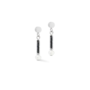 Edge & Grace anthracite-silver COEUR DE LION earrings 1138/21-1224