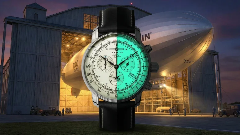 Zeppelin 8680-3 Chronograph Watch Review – Elegance Inspired by the Legacy of Ferdinand von Zeppelin. background