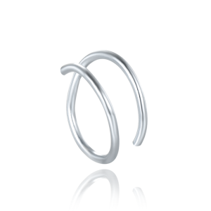 MINET Double silver nose piercing JMAN0515SE00