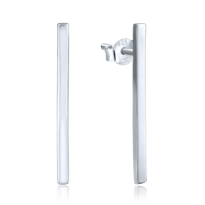 MINET Elegant silver stud earrings JMAS0312SE00