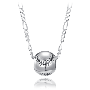 MINET Silver necklace baseball JMAN0410BN50