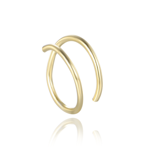 MINET Double gold plated silver nose piercing JMAN0515GE00