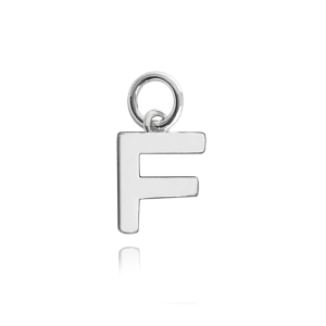 MINET Silver pendant small letter "F" JMAS900FSP00