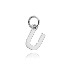 MINET Silver pendant small letter "U" JMAS900USP00