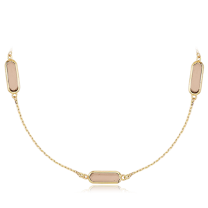 MINET Gold necklace with stones Au 585/1000 2,70g JMG0156BGN47