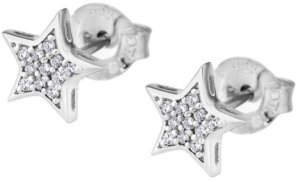 Women's Lotus Silver Trendy Earrings LP1622-4/1