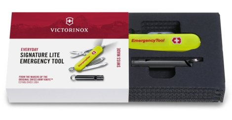 Vreckový nôž Victorinox 0.6226.E808 Signature Lite, núdzový nástroj