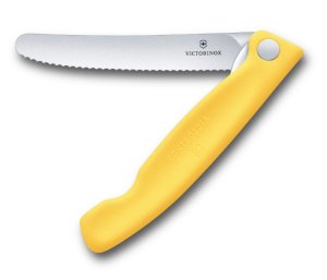 Victorinox Swiss Classic 6.7838.FC1 11 cm Folding Snack Knife, Yellow