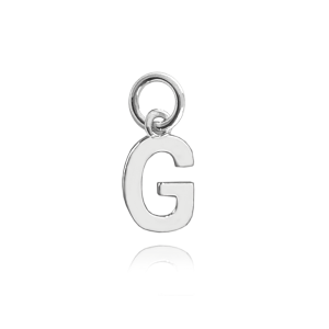 MINET Stříbrný přívěsek drobné písmeno "G" JMAS900GSP00