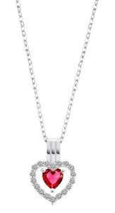 Women's Lotus Silver Necklace Sinfos LP3555-1/4