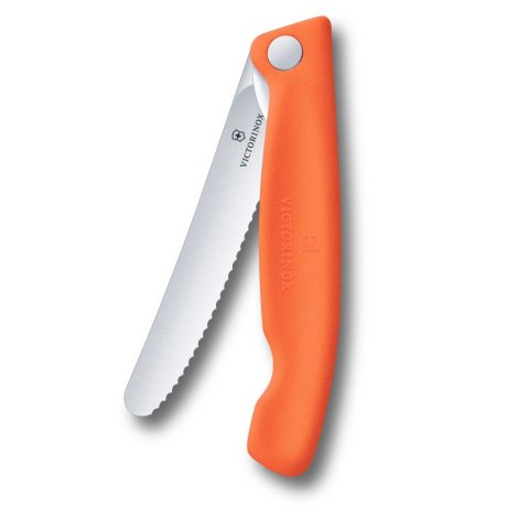 Skládací svačinový nůž Victorinox Swiss Classic 6.7839.FC1, Oranžový