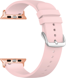 LAVVU LSXBPR1 Světle růžový silikonový řemínek na hodinky pro APPLE WATCH 38-40 mm