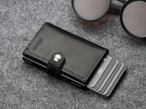 Wallet Pularys 211314101 HIKER RFID SET Black