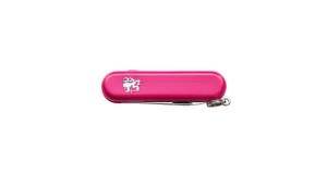 ADELE Ladies' 3-Piece Folding Pocket Knife with Nail File and Scissors 202-NH-1 Pink