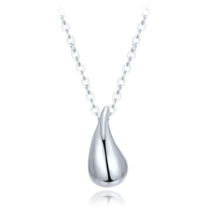 MINET Silver Teardrop Necklace JMAN0565SN50