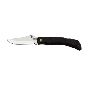 CROCODILE Folding Pocket Knife with Blade with Thumb Stud 243-NH-1/C Black