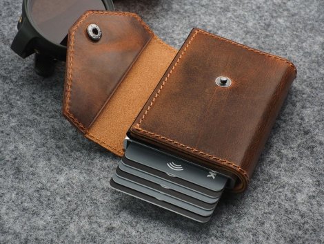 Wallet Pularys 174631007 PORTER RFID Brown