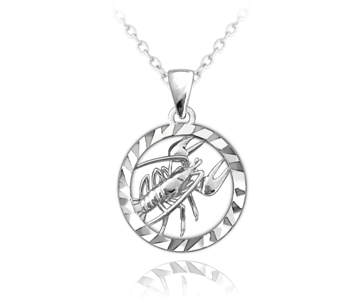 MINET Silver necklace Zodiac sign CANCER JMAS9407SN45