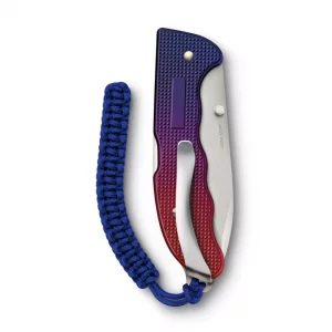 Vreckový nôž Victorinox Evoke Alox 0.9415.D221 Modro/Červený