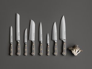 Nôž Santoku Classic Colour 17 cm Velvet Oyster Wüsthof 1061731317