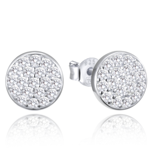 MINET Silver earrings with cubic zirconia JMAN0485SE00