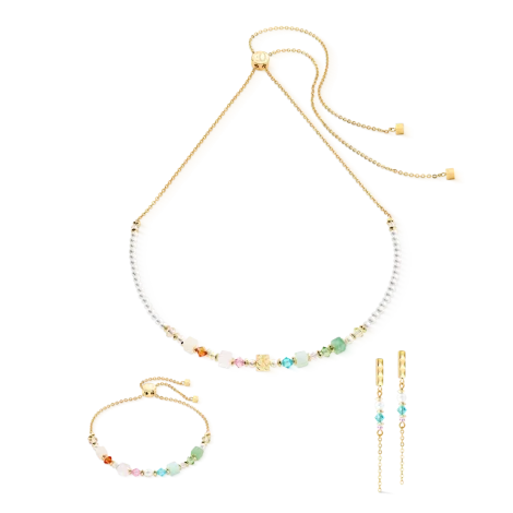 Cube Princess Fusion Blossom gold COEUR DE LION necklace 3031/10-1537