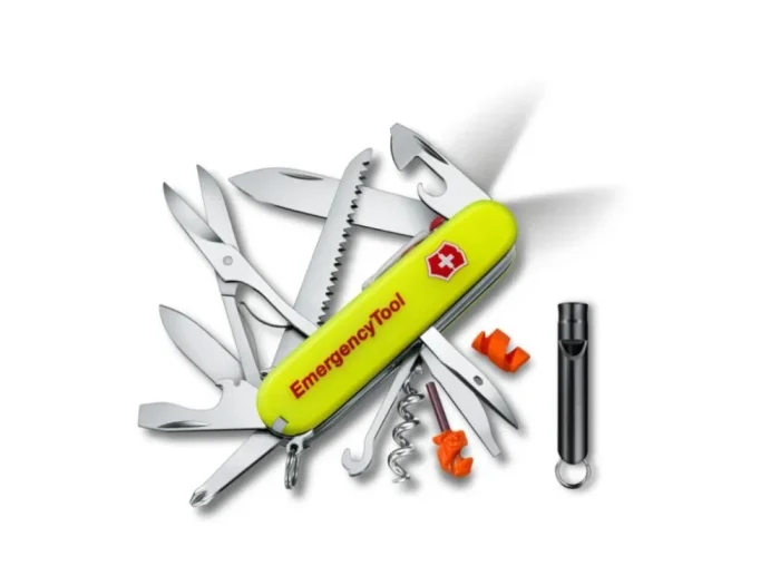 Victorinox 1.7915.E808 Huntsman Lite Pocket Knife, Emergency Tool