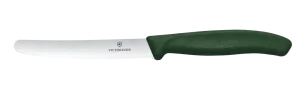 Nůž na rajčata Victroinox 6.7834.E5605 Swiss Classic 11 cm, Chard Green