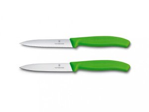 Victorinox kitchen knife set 6.7796.L4B Green