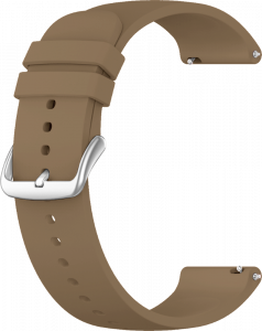LAVVU LS00E22 Béžový silikonový řemínek na hodinky - 22 mm