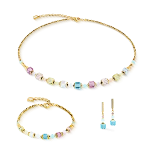 Cube Aura pastel gold COEUR DE LION necklace 2104/10-1576