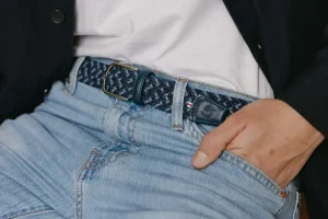 Pásek La Boucle Manhattan LBMANBLU105 Medium