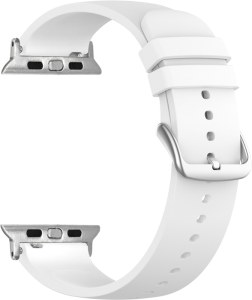 LAVVU LSXBWS1 Bílý silikonový řemínek na hodinky pro APPLE WATCH 38-40 mm