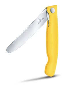 Victorinox Swiss Classic 6.7838.FC1 11 cm Folding Snack Knife, Yellow