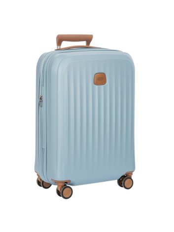 Bric’s BAH08451.022 Taormina Expandable Trolley Suitcase 55 cm, Sky Blue