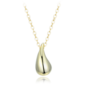 MINET Gold-Plated Silver Teardrop Necklace JMAN0565GN50